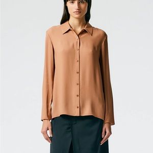 Feather Weight Eco Crepe Slim Shirt